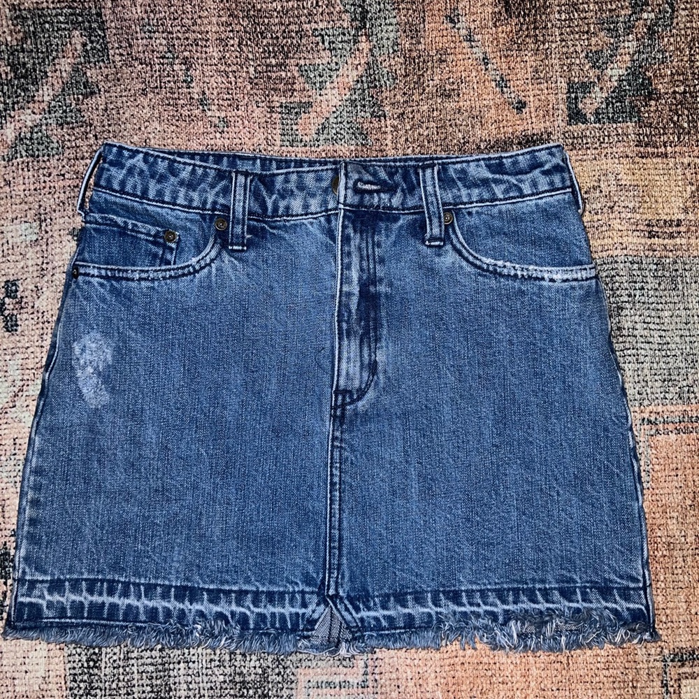 Free people denim skirt